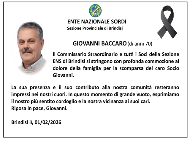 GIOVANNI BACCARO 